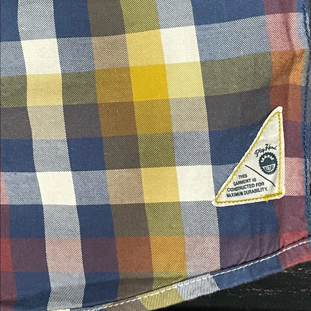 GENUINE KIDS from OSH KOSH Plaid Long Sleeve Snap Up Shirt
